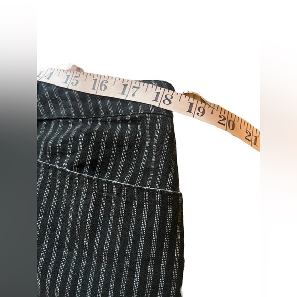 Sundance Women's Sierra Stripe Wide Leg Linen Blend Trouser Sz 12 - Picture 6 of 8
